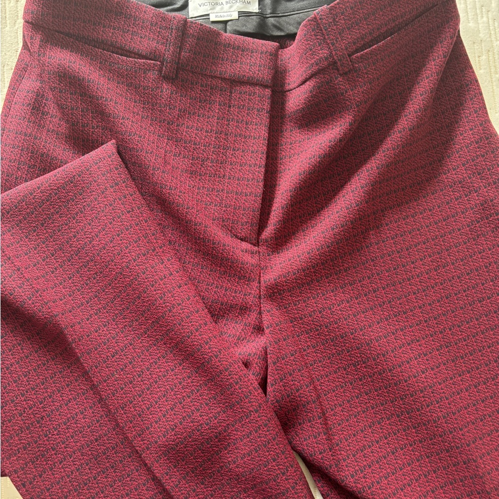 Women’s Victoria Beckham straight leg wool trousers